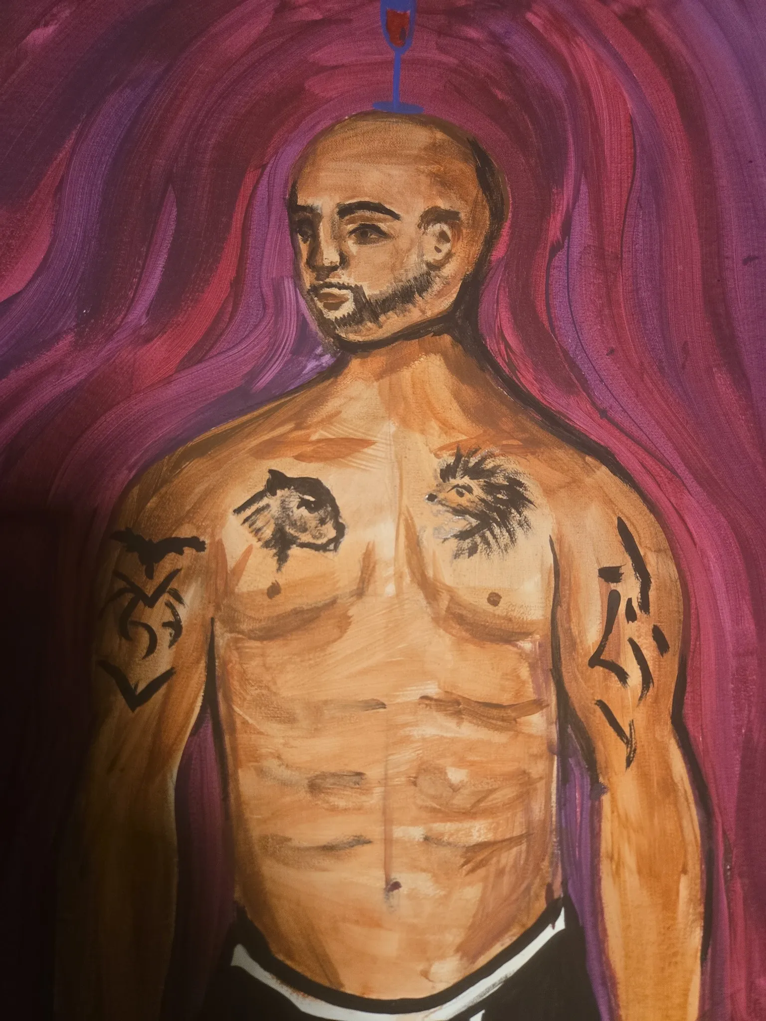 Sip n paint painting