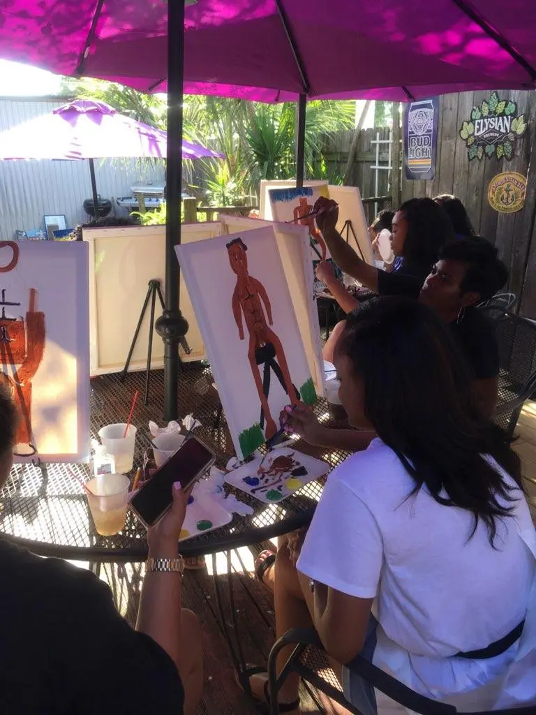 Naughty Canvas painting