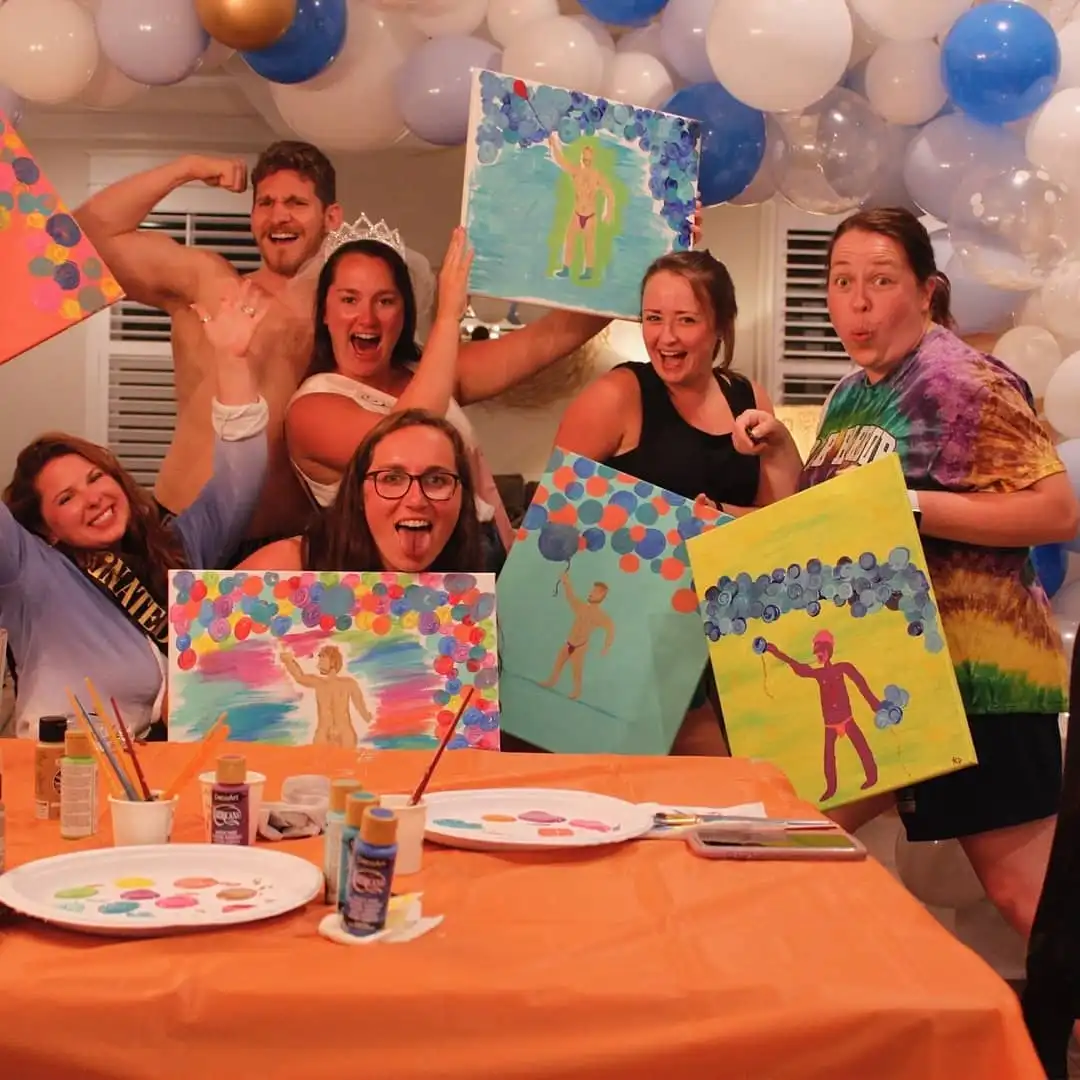 private Sip n paint party in nyc