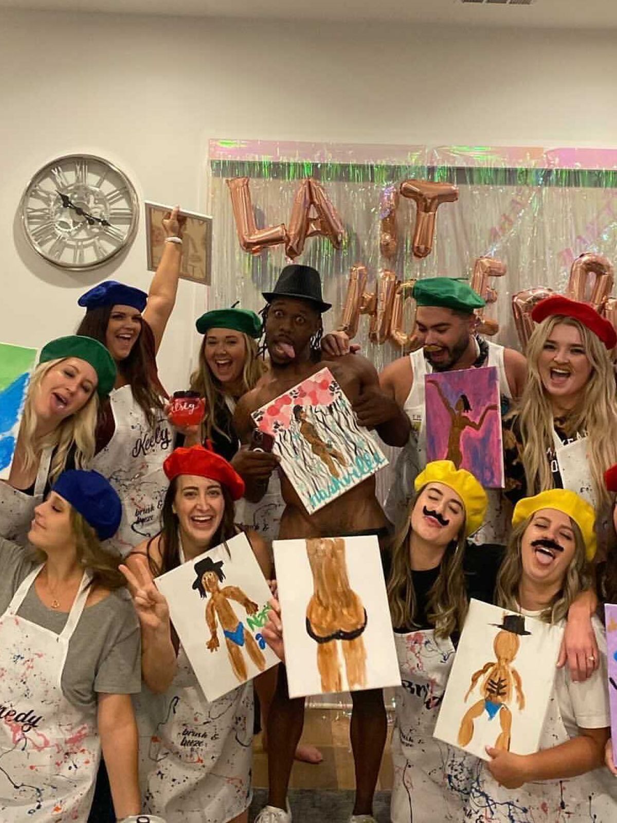 a group of people posing for a photo